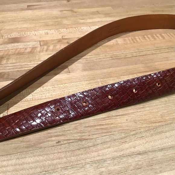 Lafayette 148 New York leather made in USA belt made in Italy buckle. Vintage? - Picture 7 of 9